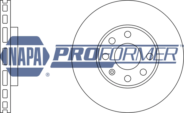 NAPA féktárcsa - PBD8031 - TothCarparts