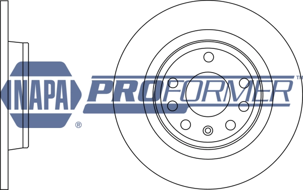 NAPA féktárcsa - PBD8038 - TothCarparts
