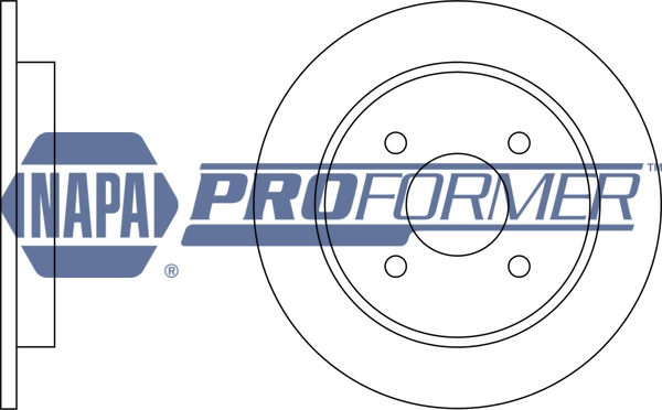 NAPA féktárcsa - PBD8047 - TothCarparts