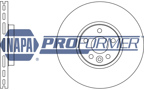 NAPA féktárcsa - PBD8139 - TothCarparts