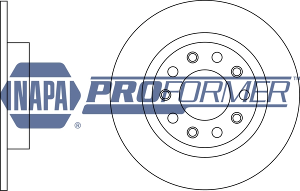 NAPA féktárcsa - PBD8157 - TothCarparts