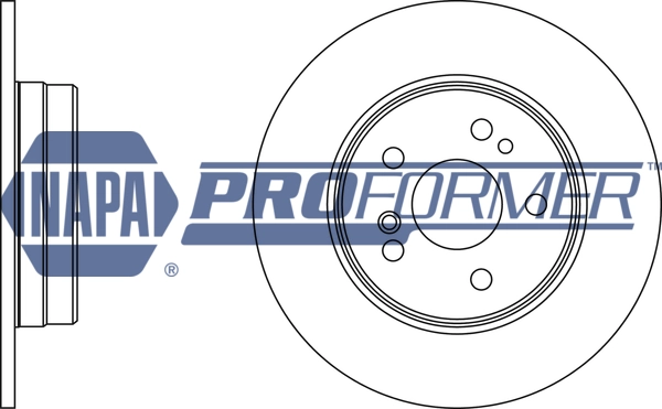NAPA féktárcsa - PBD8192 - TothCarparts