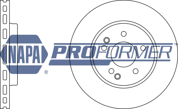 NAPA féktárcsa - PBD8222 - TothCarparts