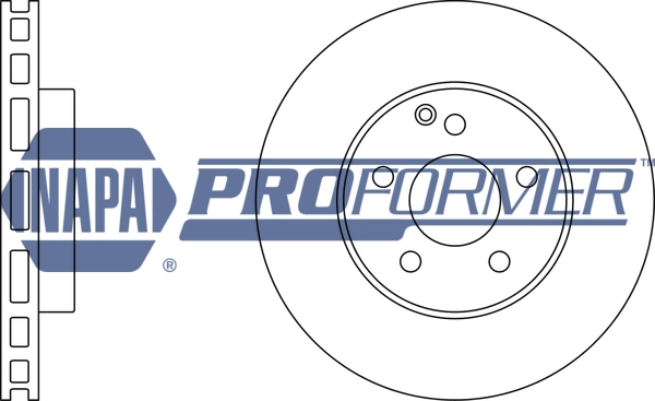 NAPA féktárcsa - PBD8229 - TothCarparts