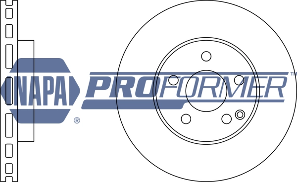 NAPA féktárcsa - PBD8230 - TothCarparts