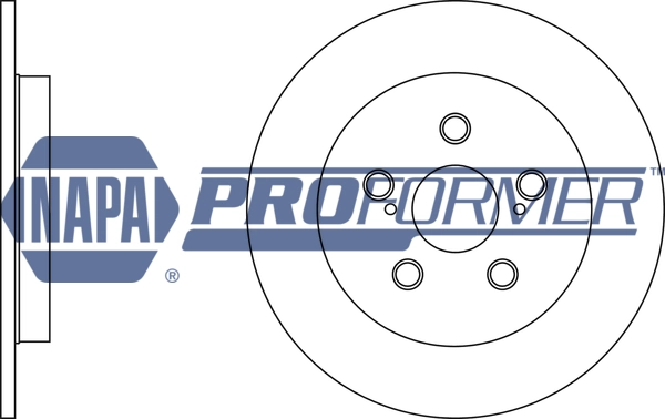 NAPA féktárcsa - PBD8245 - TothCarparts