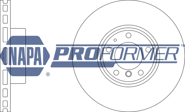 NAPA féktárcsa - PBD8318 - TothCarparts