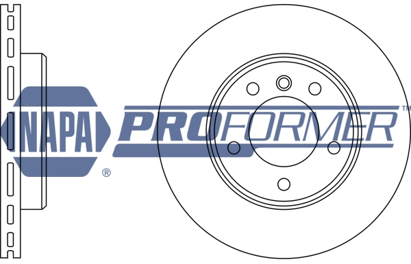 NAPA féktárcsa - PBD8320 - TothCarparts