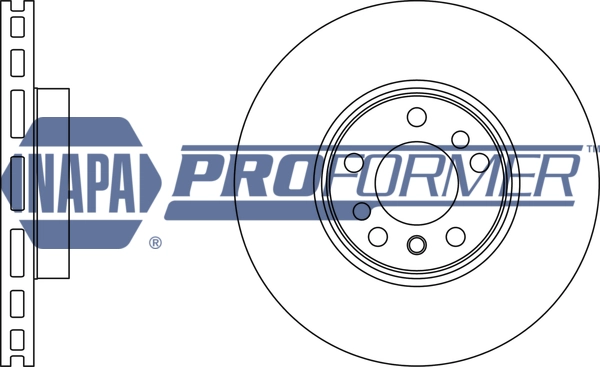 NAPA féktárcsa - PBD8325 - TothCarparts