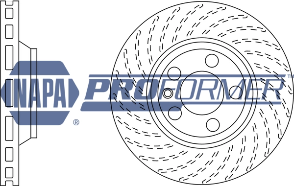 NAPA féktárcsa - PBD8372 - TothCarparts