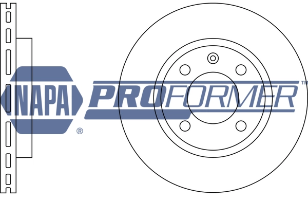 NAPA féktárcsa - PBD8412 - TothCarparts