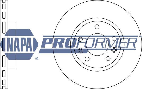 NAPA féktárcsa - PBD8436 - TothCarparts