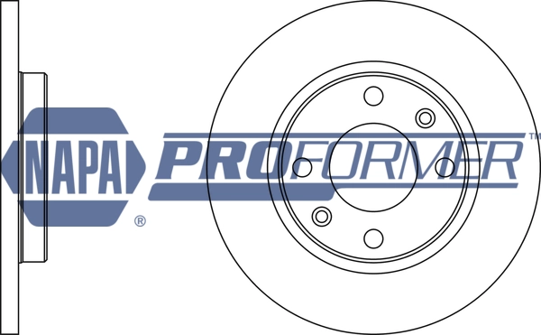 NAPA féktárcsa - PBD8462 - TothCarparts