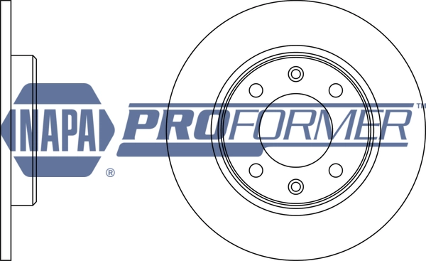 NAPA féktárcsa - PBD8464 - TothCarparts