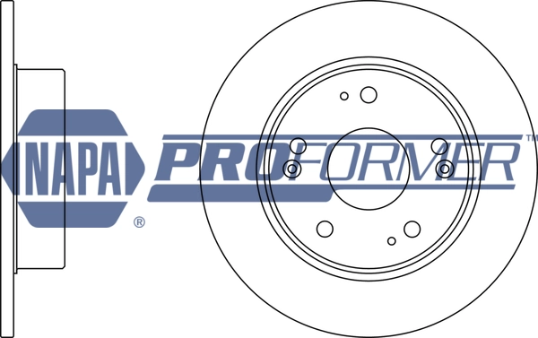 NAPA féktárcsa - PBD8475 - TothCarparts
