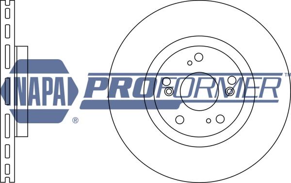 NAPA féktárcsa - PBD8513 - TothCarparts