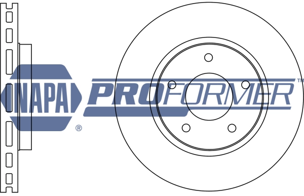 NAPA féktárcsa - PBD8521 - TothCarparts