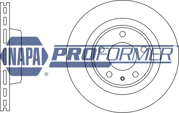 NAPA féktárcsa - PBD8532 - TothCarparts