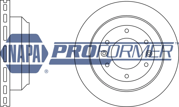 NAPA féktárcsa - PBD8585 - TothCarparts