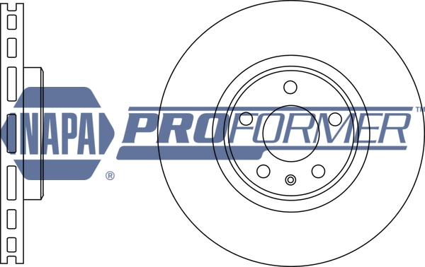 NAPA féktárcsa - PBD8615 - TothCarparts
