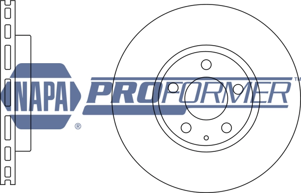 NAPA féktárcsa - PBD8620 - TothCarparts