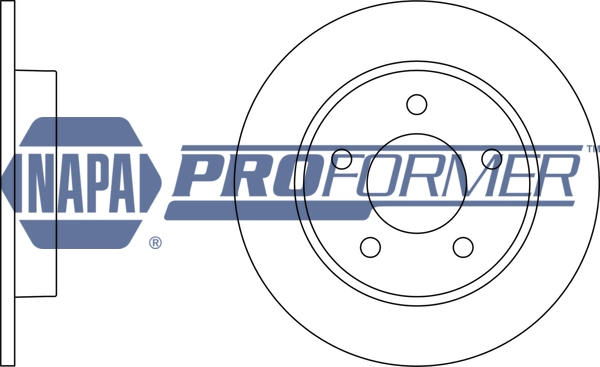NAPA féktárcsa - PBD8623 - TothCarparts