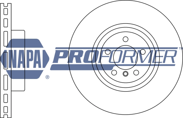 NAPA féktárcsa - PBD8705 - TothCarparts