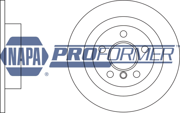 NAPA féktárcsa - PBD8749 - TothCarparts