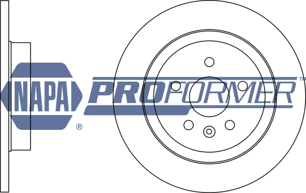 NAPA féktárcsa - PBD8782 - TothCarparts