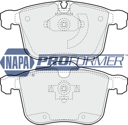 NAPA fékbetétkészlet, tárcsafék - PBP7075 - TothCarparts