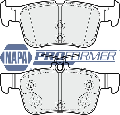 NAPA fékbetétkészlet, tárcsafék - PBP7100 - TothCarparts