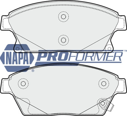 NAPA fékbetétkészlet, tárcsafék - PBP7129 - TothCarparts