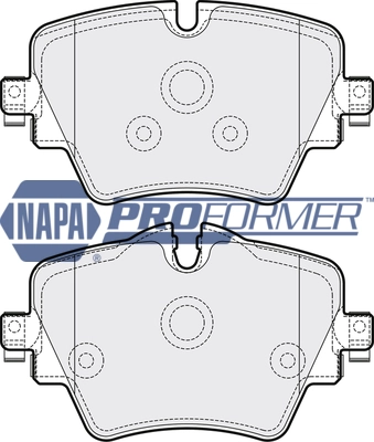 NAPA fékbetétkészlet, tárcsafék - PBP7311 - TothCarparts