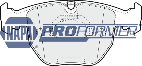 NAPA fékbetétkészlet, tárcsafék - PBP7317 - TothCarparts