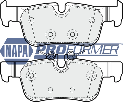 NAPA fékbetétkészlet, tárcsafék - PBP7342 - TothCarparts