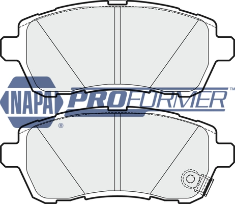 NAPA fékbetétkészlet, tárcsafék - PBP7370 - TothCarparts