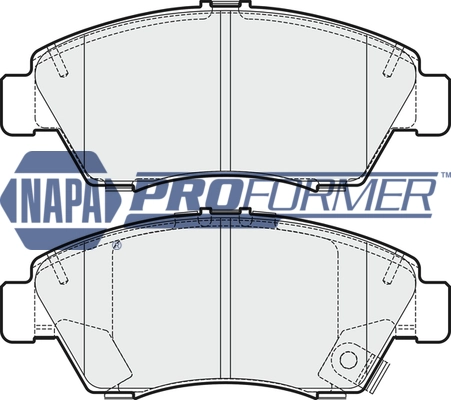 NAPA fékbetétkészlet, tárcsafék - PBP7395 - TothCarparts