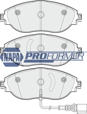 NAPA fékbetétkészlet, tárcsafék - PBP7435 - TothCarparts
