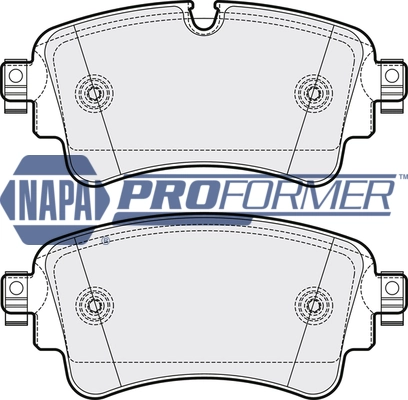 NAPA fékbetétkészlet, tárcsafék - PBP7518 - TothCarparts