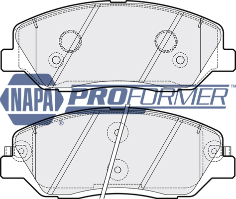 NAPA fékbetétkészlet, tárcsafék - PBP7534 - TothCarparts