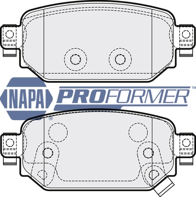 NAPA fékbetétkészlet, tárcsafék - PBP7603 - TothCarparts
