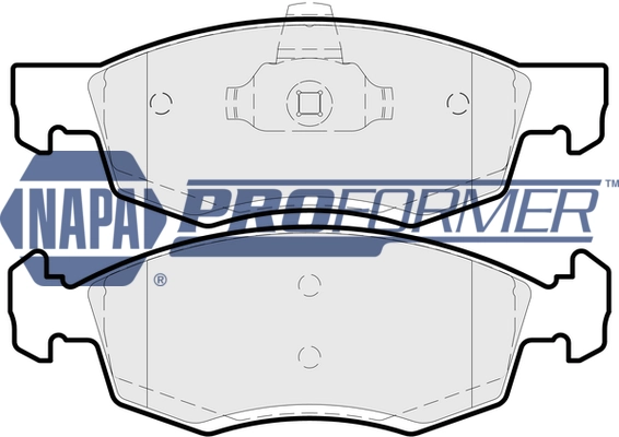 NAPA fékbetétkészlet, tárcsafék - PBP7674 - TothCarparts