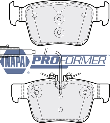 NAPA fékbetétkészlet, tárcsafék - PBP7708 - TothCarparts