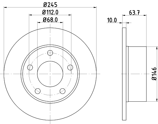 DON féktárcsa - PCD10092 - TothCarparts
