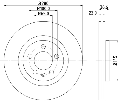 DON féktárcsa - PCD10132 - TothCarparts