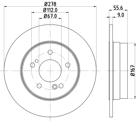 DON féktárcsa - PCD10312 - TothCarparts