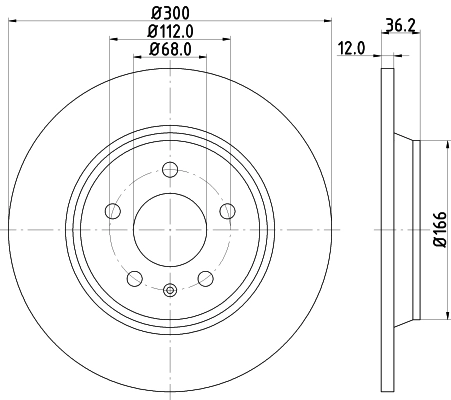 DON féktárcsa - PCD10332 - TothCarparts