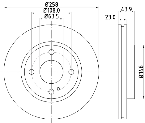 DON féktárcsa - PCD10372 - TothCarparts