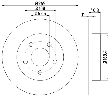 DON féktárcsa - PCD10392 - TothCarparts