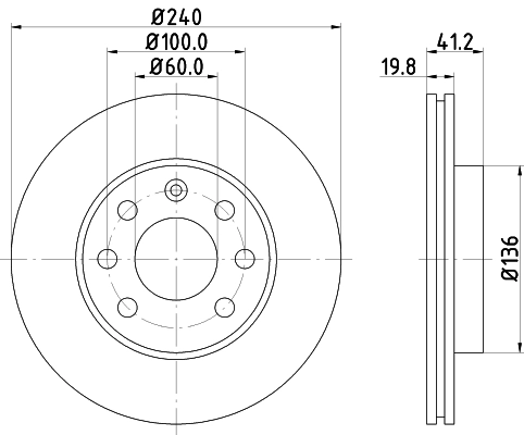 DON féktárcsa - PCD10582 - TothCarparts